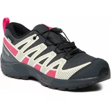 Salomon Trekking čevlji Xa Pro V8 Clima™ Waterproof L47310800 India Ink/Transparent Yellow/Pink Glo