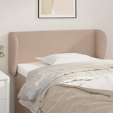 vidaXL Vzglavje z ušesi kapučino 93x23x78/88 cm umetno usnje Cene