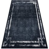 RugsX Preproge ANDRE 1486 pralna preproga Okvir vintage protizdrs 80x150 cm Črna | Shoptok.si