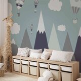  Foto tapeta - Balloon Land 500x350 Vodootporna | shoptok.hr