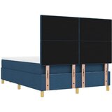  s opruga kutije s uzglavljem Plava 200 x 160 cm tkanina | shoptok.hr