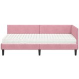  Kotni okvir postelje z matrico Drugo 2 pcs Siva Žamet, (5000123378) | Shoptok.si