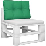 Jastuk za palete zeleni 60 x 40 x 12 cm od tkanine | shoptok.hr