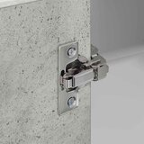 vidaXL Viseča omarica Riga Sonoma hrast in bela 57 x 57 x 100 cm | Shoptok.si