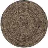  Ručno rađeni tepih od jute crno-smeđi 180 cm | shoptok.hr