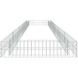vidaXL Gabionska povišena gredica od pocinčanog čelika 500x100x20 cm | shoptok.hr