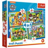 Puzzle 4u1 praznici Paw Patrol - Trefl 34395 Cene
