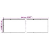 vidaXL Vrtno platno za zasebnost antracitno 300x90 cm PVC | Shoptok.si