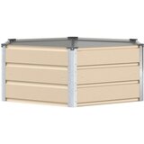  Cvetlično korito Slonokoščena 129 x 129 x 45 cm Jeklo, (5000207380) | Shoptok.si