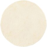 vidaXL Čupavi tepih s visokim vlaknima krem 120x120 cm poliester | shoptok.hr