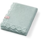 BabyOno Pletena bambus dekica s volanom 75x100 cm, mint Cijene