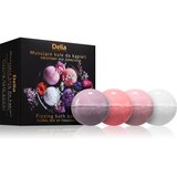 Delia Cosmetics Fizzing Bath Bombs Floral Mix darilni set za kopel 4x100 g | Shoptok.si