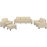  4-dijelni set sofa krem od tkanine | shoptok.hr