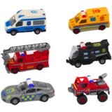  Set vatrogasnih i policijskih vozila s baznom stanicom - 6 kom | shoptok.hr