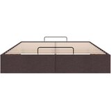 vidaXL Otomanski posteljni okvir brez vzmetnice rjav 140x200 cm blago | Shoptok.si