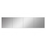 Hanah home ogledalo rectangular 2 20x80 silver | ePonuda.com