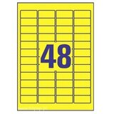 Avery Zweckform Odstranljive rumene etikete 45,7 x 21,2 mm | Shoptok.si