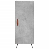  Komoda siva boja betona 34,5x34x90 cm od konstruiranog drva | shoptok.hr