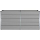  Cvetlično korito Svetlo siva 160 x 80 x 75 cm Jeklo, (5000207483) | Shoptok.si