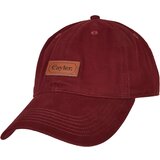 CS Elegant Bordeaux curved cap with patch Cijene