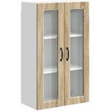  Zidni stakleni ormarić Sonoma hrast 60 x 31 x 100 cm | shoptok.hr