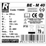 Rover Pompe Pumpa za pretakanje tečnosti Rover BE-M40 | Eponuda.com