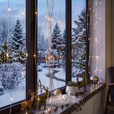 Brilagi LED božićna zavesa 300xLED/8 funkcija/3xAA/USB 1,2m topla bela | Eponuda.com