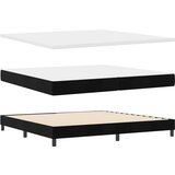  Krevet s opruga kutije s madracem Crna 200 x 200 cm Baršun | shoptok.hr