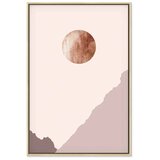  Slika - Mountain Planet (1 Part) Vertical 80x120 U prirodnom drvenom okviru | shoptok.hr