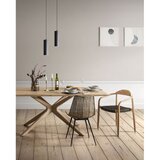 Kave Home Jedilna miza z mizno ploščo v hrastovem dekorju 100x200 cm Armande – | Shoptok.si