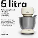 Klarstein Bella Evo kuhinjski robot | planetarni mešalni sistem | 3 mešalni nastavki | 1500 W | 5 l | Shoptok.si