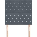  LED uzglavlje tamno sivo 90 cm baršun | shoptok.hr