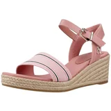 Tommy Hilfiger SHIRTING WEDGE SANDAL Ružičasta