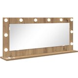 vidaXL ogledalo za toalet Umjetnički hrast Drvo 100 x 45 x 18 cm Cijene