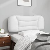  Jastuk za uzglavlje Hvar bijeli 100 cm od umjetne kože | shoptok.hr
