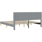  Krevetna konstrukcija Svjetlosiva 200 x 200 cm Tkanina | Eponuda.com