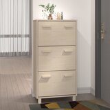 vidaXL Ormarić za cipele boja meda 59,5 x 35 x 117 cm masivna borovine Cijene