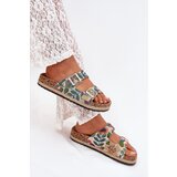 Lee Cooper Patterned Women's Slippers On Cork Platform With Buckles | shoptok.hr