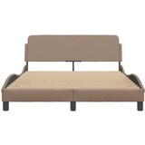  Okvir za krevet s uzglavljem cappuccino 140x190 cm umjetna koža | shoptok.hr