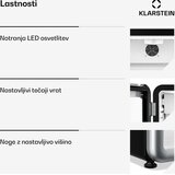 Klarstein Audrey Evo hladnjak za pića | 64 x 47,5 cm | LED unutarnja rasvjeta | 85 W | 42 dB | shoptok.hr