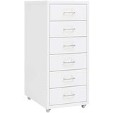 vidaXL mobilni ormarić za spise bijeli 28 x 41 x 69 cm metalni Cijene
