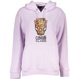 Cavalli Class ŽENSKA PULOVER S KAPULJAČOM BEZ ZIPA - LJUBIČASTA | shoptok.hr