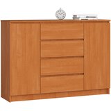 AKORD Komoda, 2 Vrata In 4 Predali, Jelša, (5000332101) | Shoptok.si