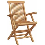  Vrtni set za objed 7 pcs Smeđa Čvrsto teak drvo | Eponuda.com