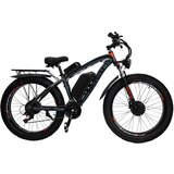 Gunai GN88 2000W dvomotorno 48V 23Ah 26-palčno električno kolo z debelo pnevmatiko gorsko električno kolo za moške, (21134011) Cene