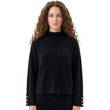 Leone 1947 Puloverji Woman Crewneck Wild Črna Cene