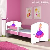  Dječji krevet ACMA s motivom, bočna roza 160x80 cm 41 Balerina | shoptok.hr