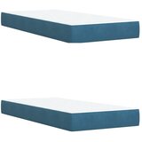  Podesivi krevet s madracem s uzglavljem 2 kom. Plava Tkanina - Plava 200 x 200 cm Dizajn linija | shoptok.hr