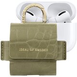 Oem IDEAL OF SWEDEN, Mini torbica za AirPods Pro 1 / Pro 2 Model Flo Textured Croco s karabinom, Zelena, (5000227489) | Shoptok.si
