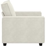 SOFA fotelja krem 100x78x84 cm baršunasta | shoptok.hr